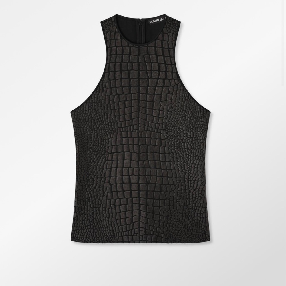 Tom Ford Lacquered Crocodile Top